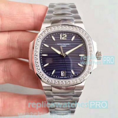 Swiss Replica Patek Philippe Nautilus 7118 Stainless Steel Blue Dial Watch